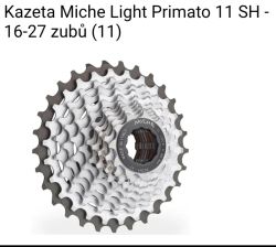 Kazeta miche 11s 16-27