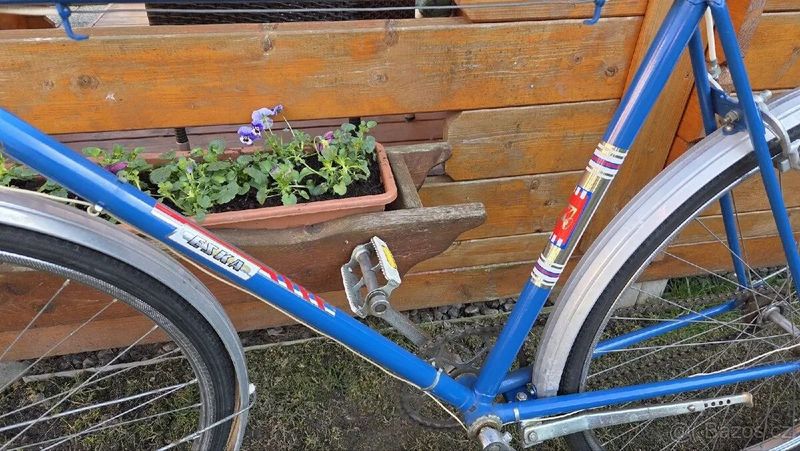 Staré silniční kolo Eska 1980 originál původní TOP stav.