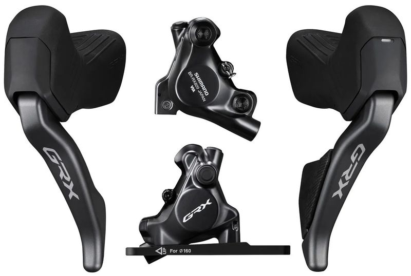 Shimano GRX Di2 RX827 1×12 s wattmetrem – kompletní gravel sada (sundaná z nového kola)