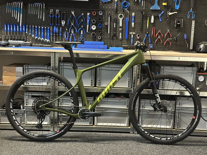 Závodní XC MTB Ghost Lector, Sram GX Eagle, Fox, vel. XL