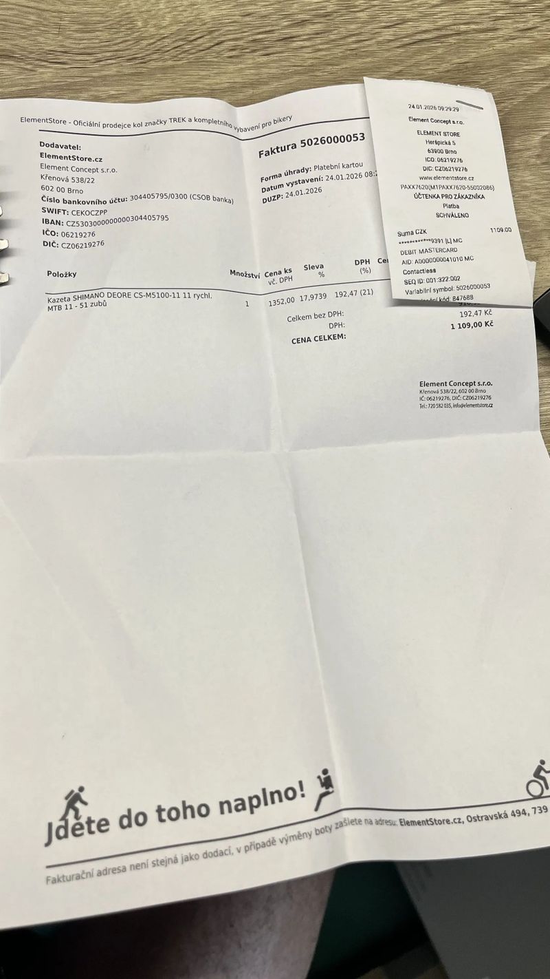 Nová kazeta Shimano Deore 11sp 11/51 HG 