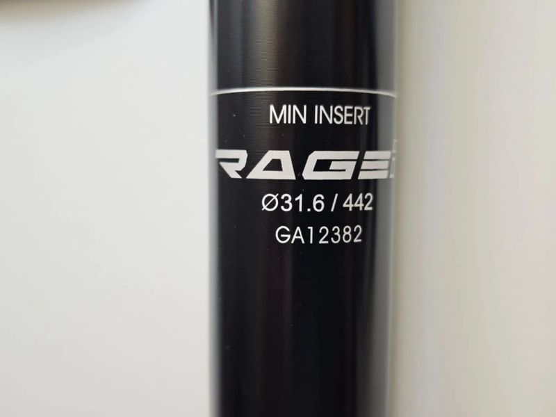 KIND SHOCK RAGE-i teleskopická sedlovka 31.6mm, 150mm, nová