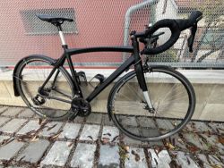 Silniční kolo - zimák, vel. 54, carbon vidlice