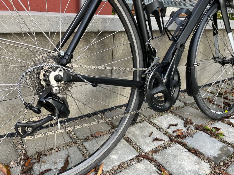 Silniční kolo - zimák, vel. 54, carbon vidlice