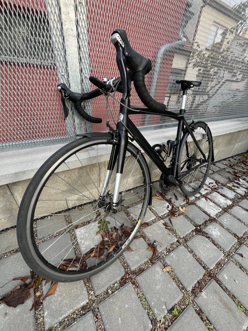 Silniční kolo - zimák, vel. 54, carbon vidlice