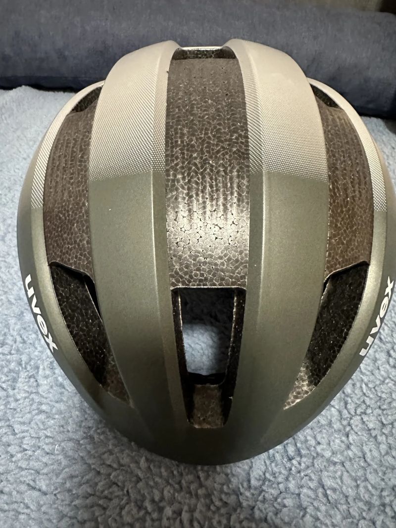 helma UVEX RISE CC TOCSEN, IRISH GREEN - SILVER MAT