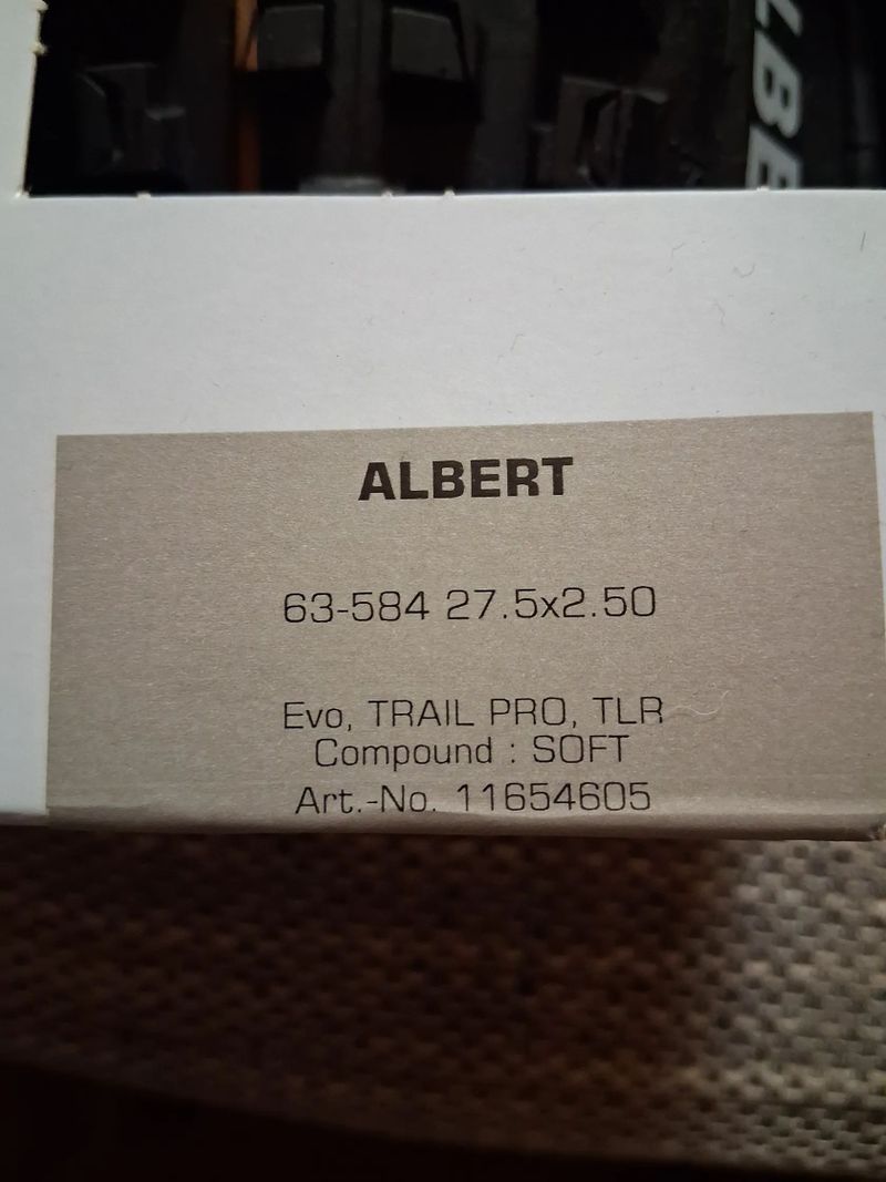 Schwalbe Albert Radial Trail soft 27,5""