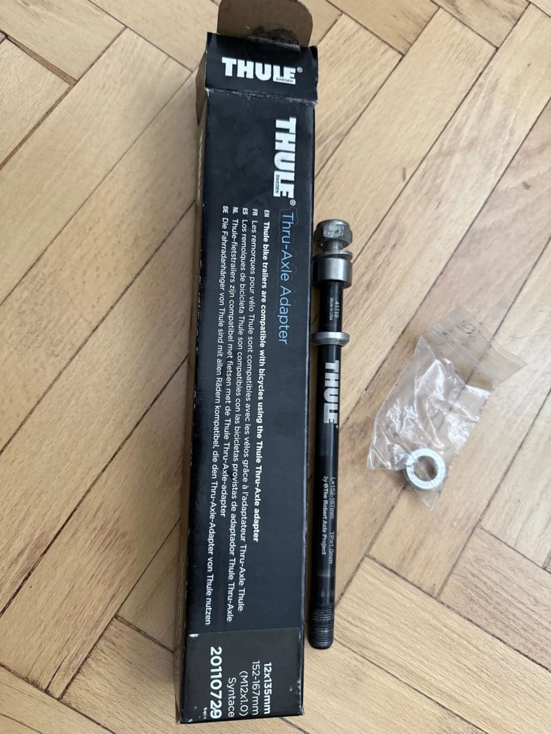 Pevná osa pro vozík Thule 52-167mm