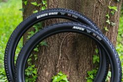 2 XC pláště Maxxis: Rekon Race WT, 29x2.4" + Aspen WT, 29x2.4" (EXO Protection, TR)