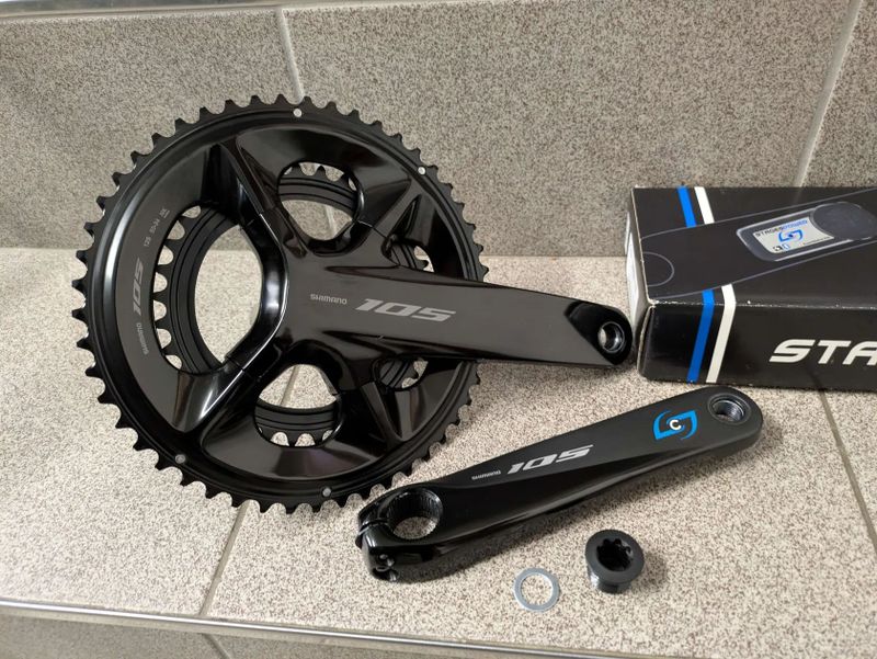 Kliky Shimano 105 R7100 50-34 165mm + Wattmetr Stages