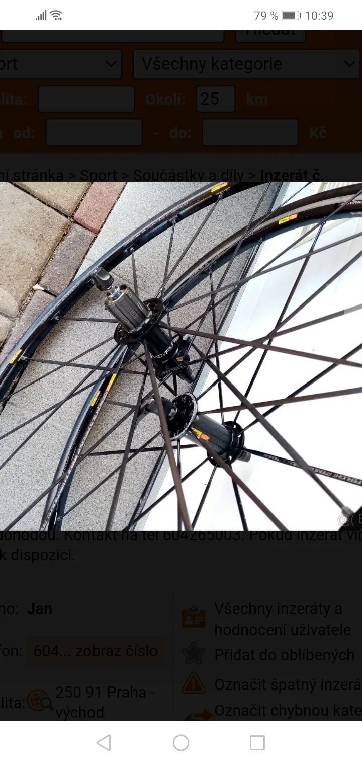 Mavic Ksyrium SL Super Light Premium - silniční, ráfkové alu kola - 1450 g