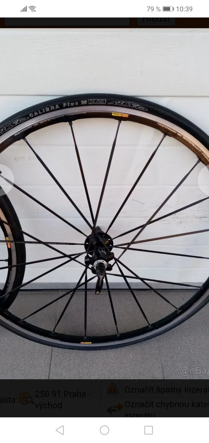 Mavic Ksyrium SL Super Light Premium - silniční, ráfkové alu kola - 1450 g