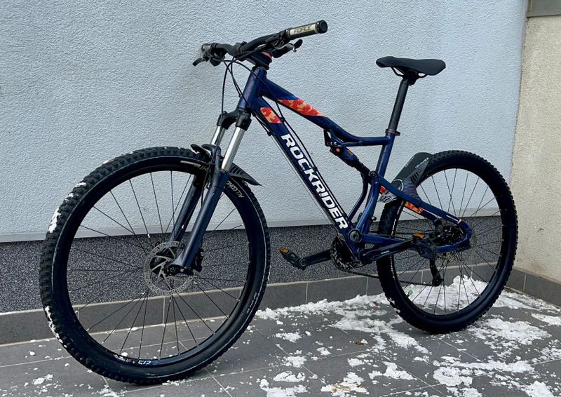 Celoodpružené horské kolo Rockrider ST540S