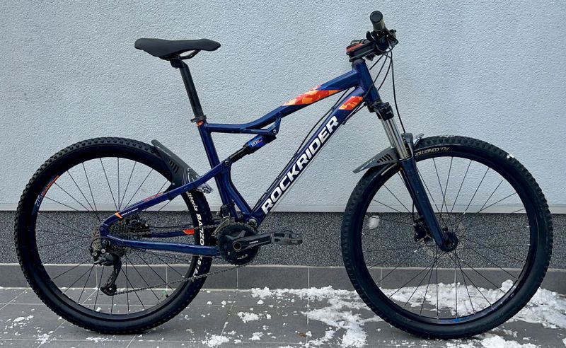 Celoodpružené horské kolo Rockrider ST540S