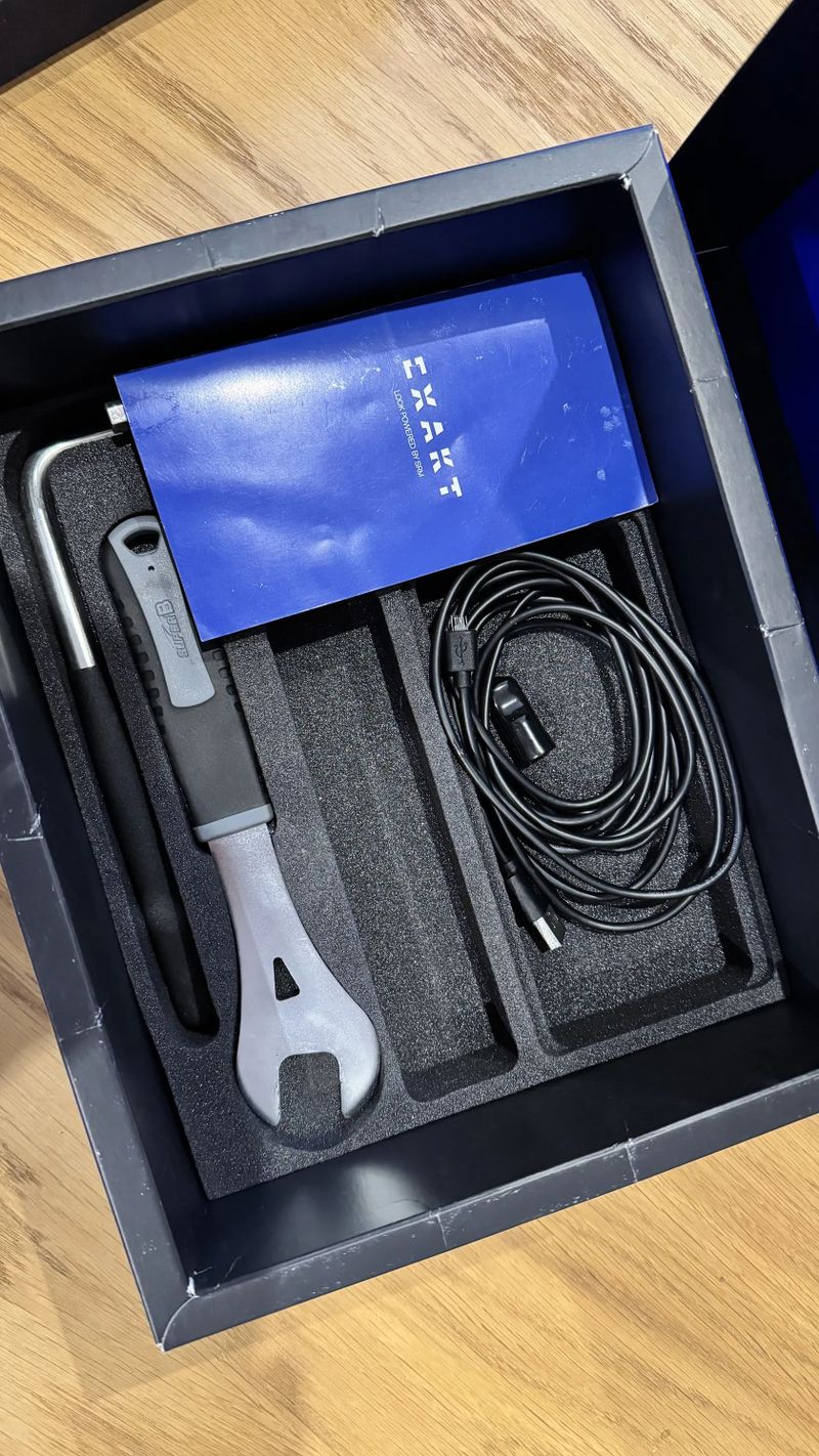 Prodám LOOK SRM Exakt Dual – šlapací pedály s wattmetrem.