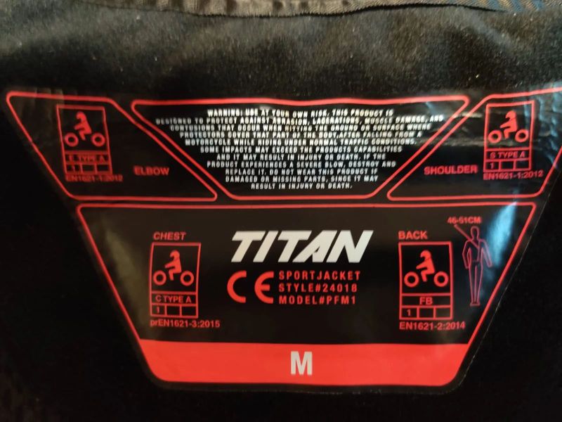 Fox titan chránič, velikost M, jako nový