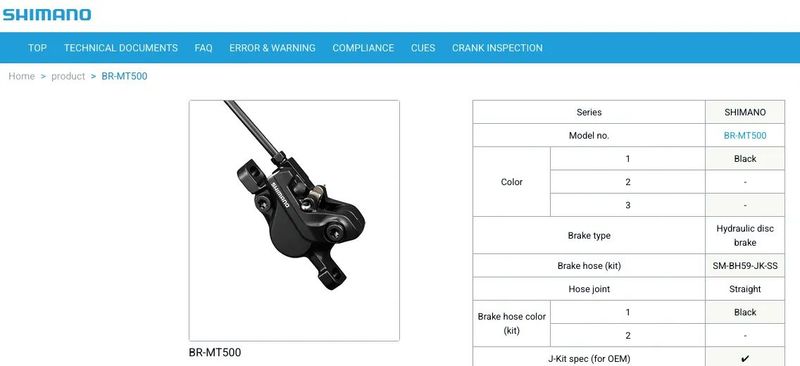 NOVÉ Shimano brzdový set BL- MT501 + BR - MT500
