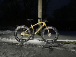 Fatbike Helliot - tlusté kolo / široké pláště - Zlatý