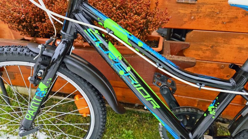 Dětské kolo 20" Superior Paint 4-9let postava 100-135cm po servisu 