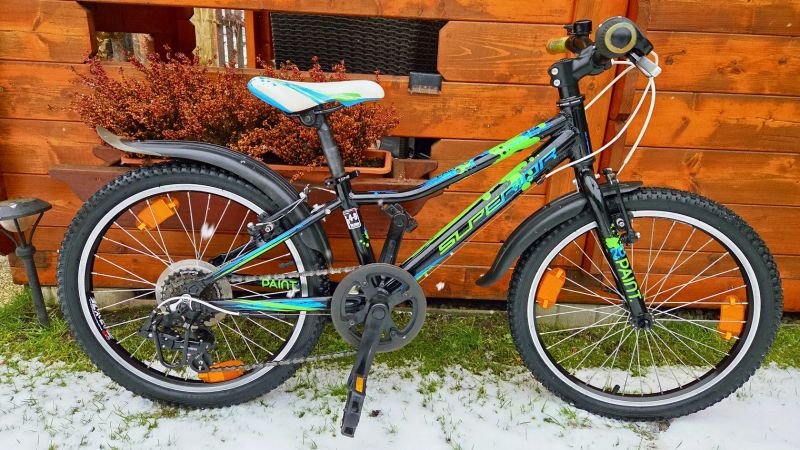 Dětské kolo 20" Superior Paint 4-9let postava 100-135cm po servisu 
