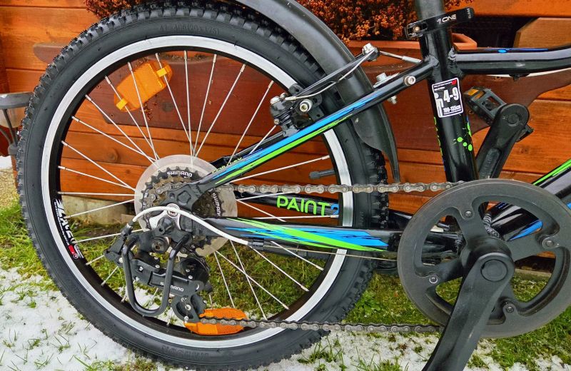 Dětské kolo 20" Superior Paint 4-9let postava 100-135cm po servisu 