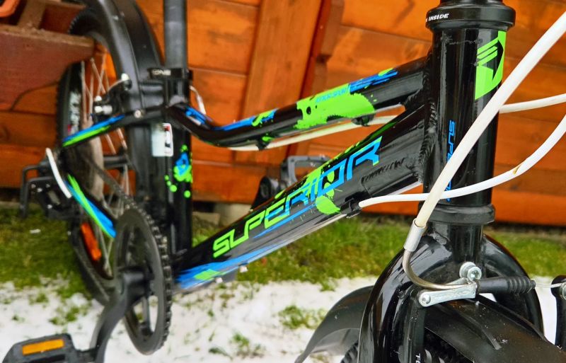 Dětské kolo 20" Superior Paint 4-9let postava 100-135cm po servisu 