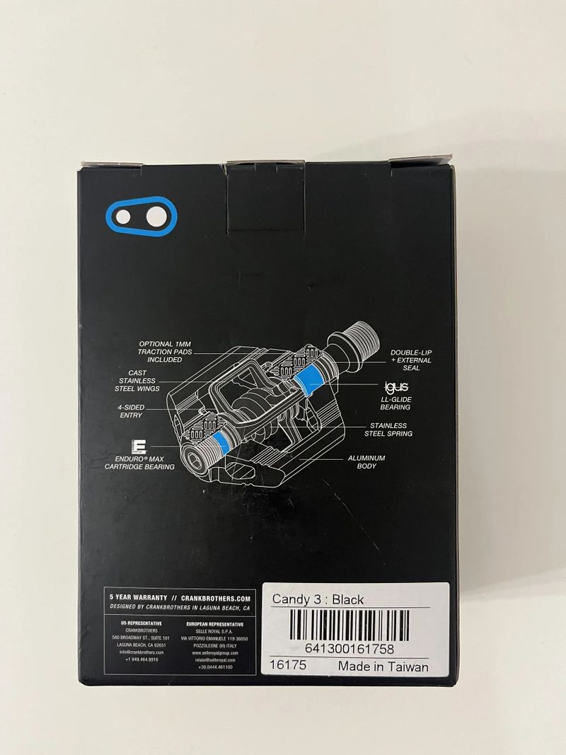 Crankbrothers Candy 3 černá