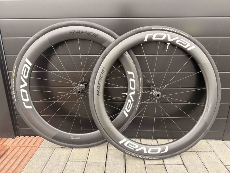Karbonová zapletená kola Roval Rapide CL II - 1590g!