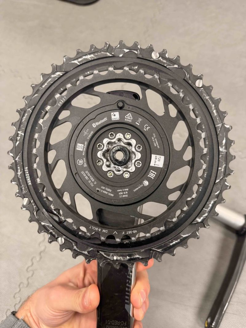 Karbonové kliky s meřičem výkonu Sram RED 175mm / 48-35z