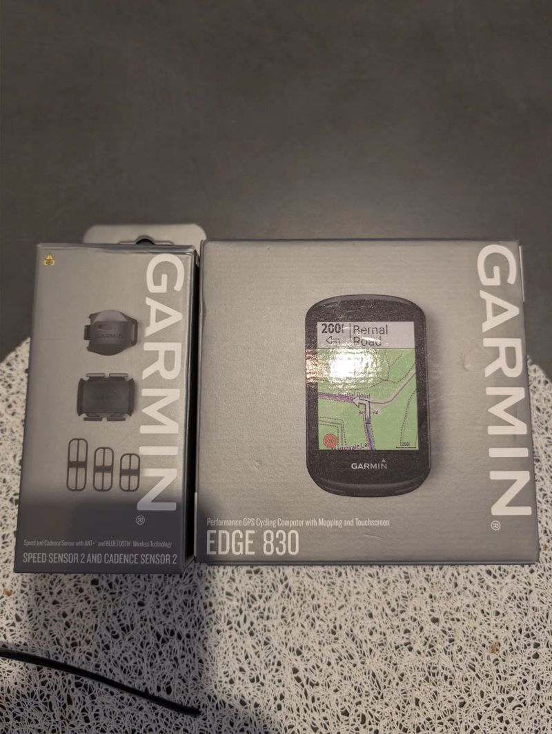 GARMIN Edge 830 Pro + snímače kadence a rychlosti
