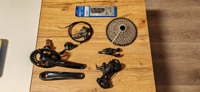 Sada Shimano XT, převody 2x12