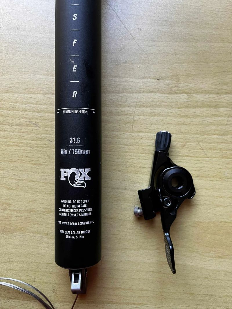 Teleskopická sedlovka Fox Transfer 31,6 150mm