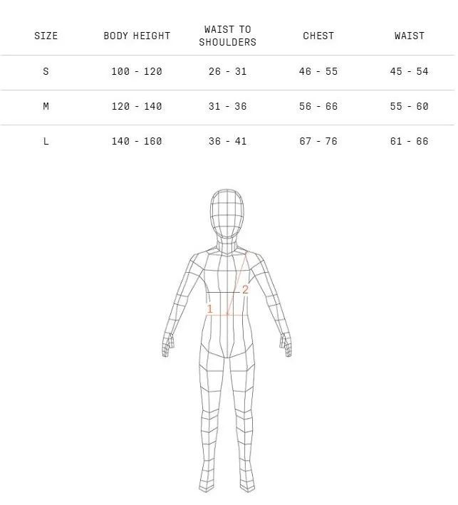dětský páteřák POCito VPD Air Vest velikost M