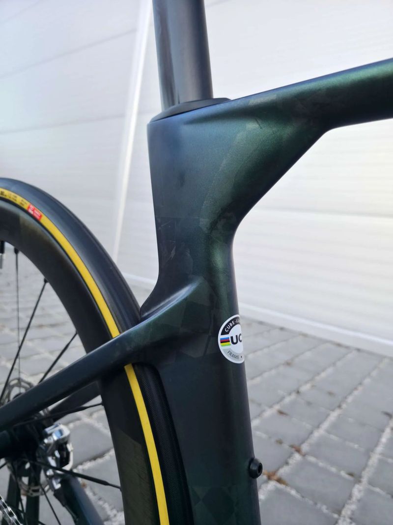 Silniční kolo Cube LITENING AERO C:68X goblin'n'yellow Carbon 2023 – velikost 52 (S)