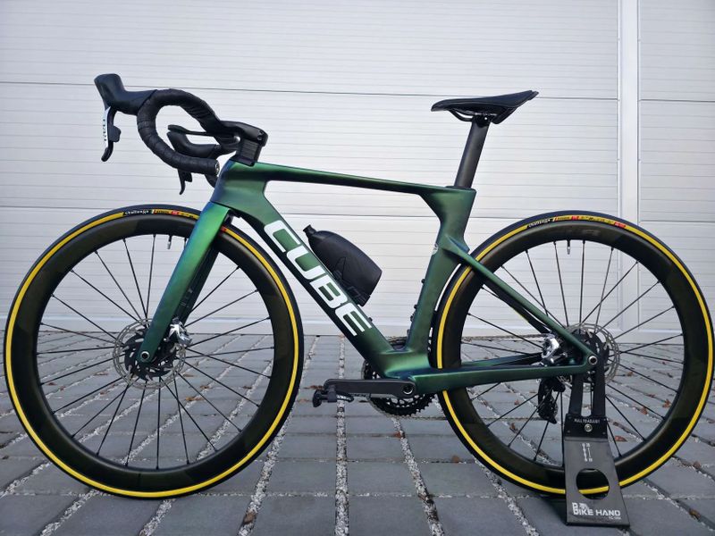 Silniční kolo Cube LITENING AERO C:68X goblin'n'yellow Carbon 2023 – velikost 52 (S)