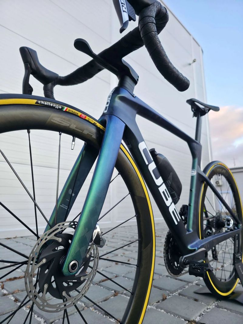 Silniční kolo Cube LITENING AERO C:68X goblin'n'yellow Carbon 2023 – velikost 52 (S)