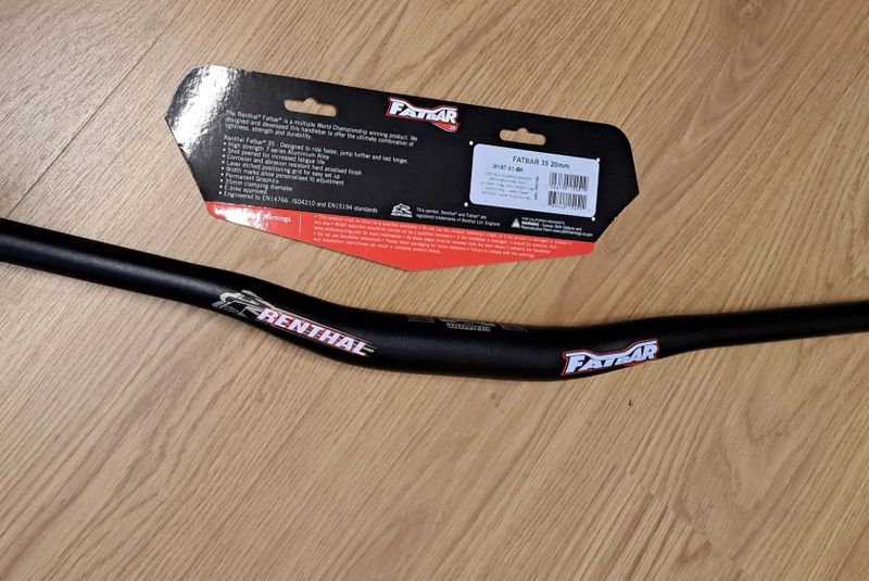 řidítka - RENTHAL Fatbar V3 Riser – 35.0 × 800 mm / Rise 20 mm