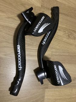 Triatlonové Aerocoach podpěrky a nástavce + drag2zero podložka s 15 sklonem a objímka