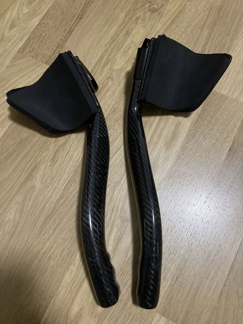 Triatlonové Aerocoach podpěrky a nástavce + drag2zero podložka s 15 sklonem a objímka