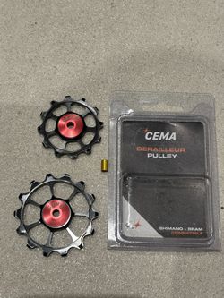 CEMA Oversized silniční hliníkové kladky pro SHIMANO 10/11s