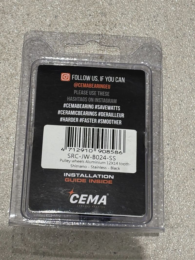 CEMA Oversized silniční hliníkové kladky pro SHIMANO 10/11s