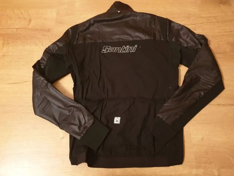Santini windproof návleky + větrovka Santini Redux s kožíškem