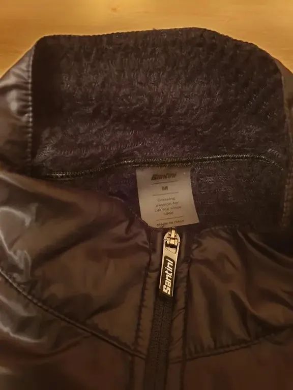 Santini windproof návleky + větrovka Santini Redux s kožíškem