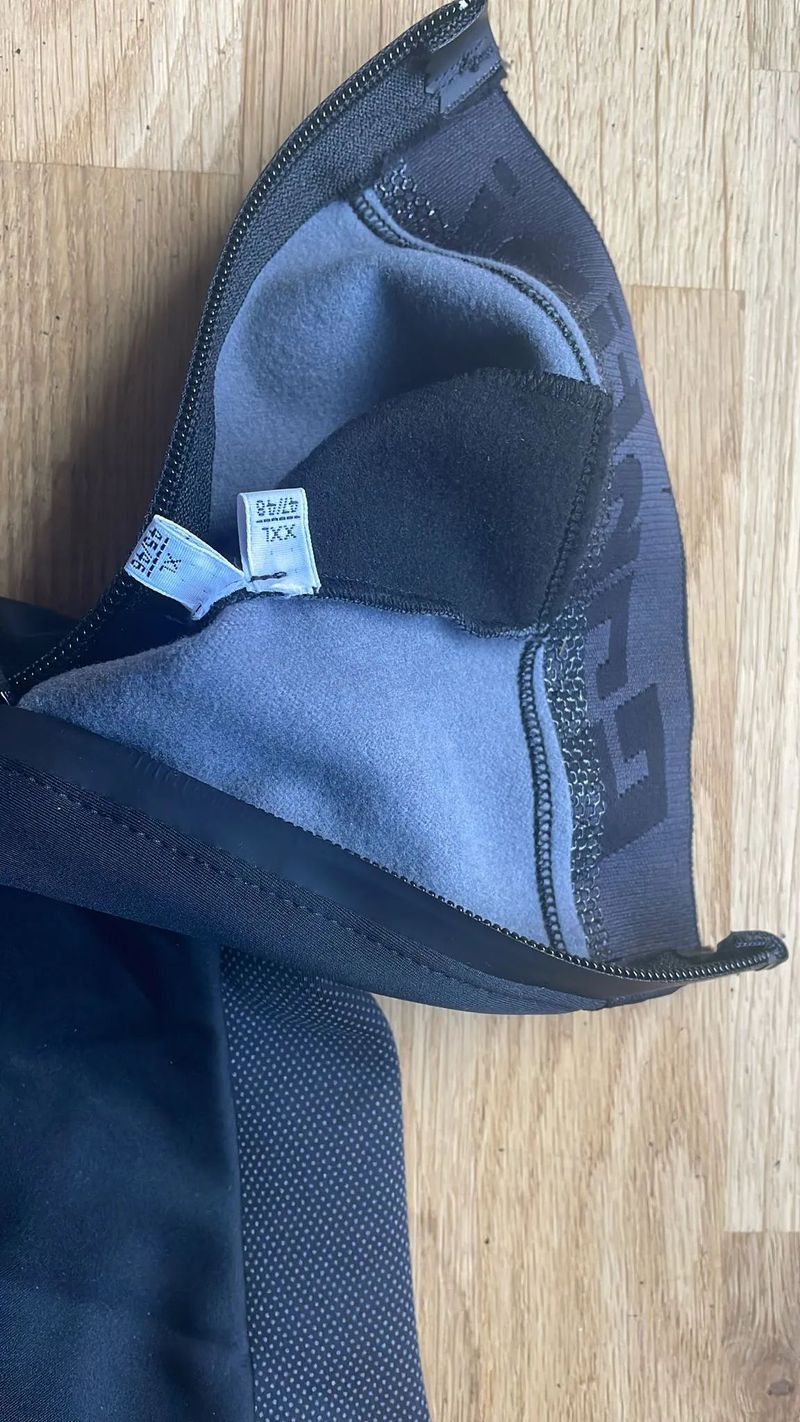 Santini windproof návleky + větrovka Santini Redux s kožíškem