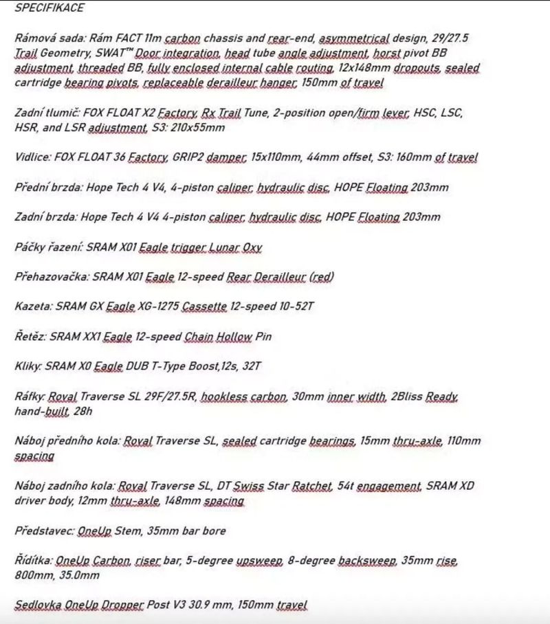 NOVÁ CENA! S Works Stumpjumper Evo