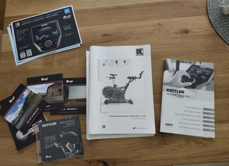 Kettler Racer s, Cyklotrenažér + SW KWT a hrudní pás 