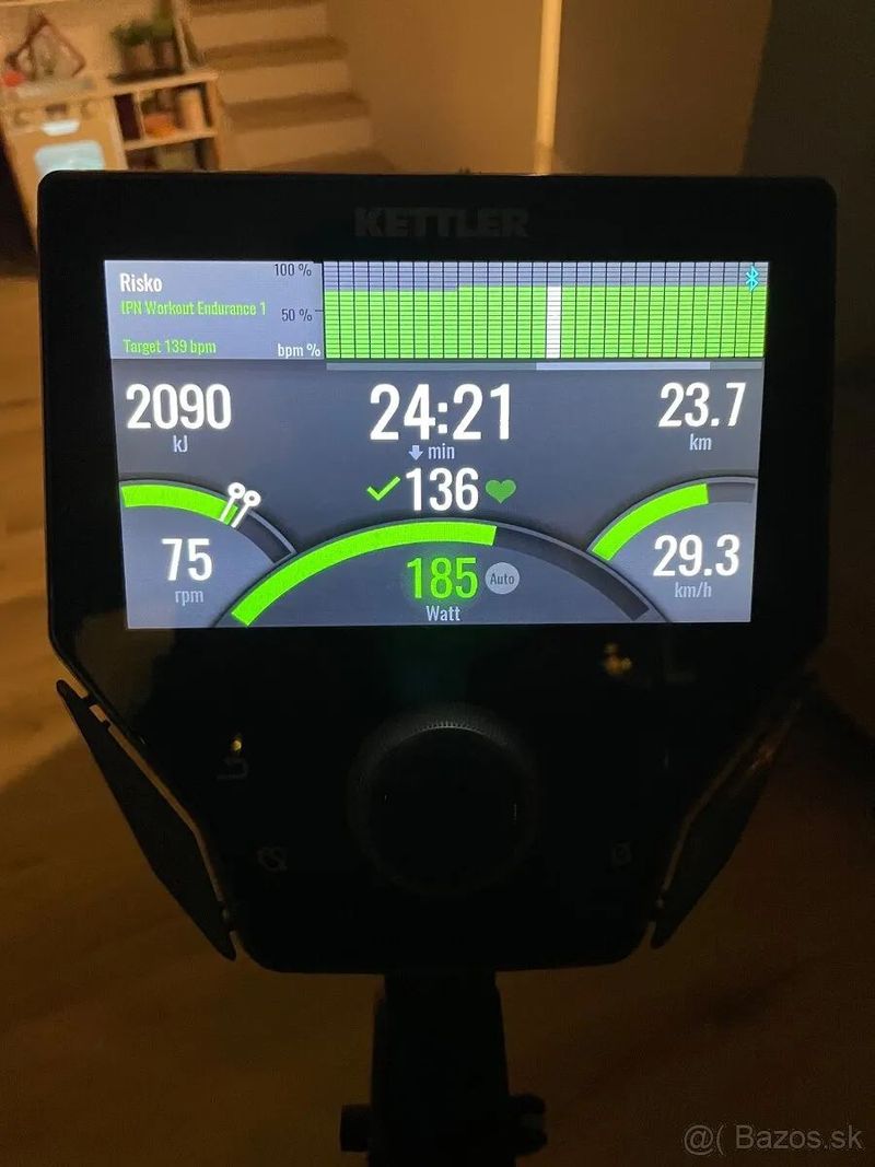 Kettler Racer s, Cyklotrenažér + SW KWT a hrudní pás 