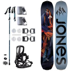 NOVÝ Splitboard set JONES Frontier 24 Splitboard + pásy + vázání + hole