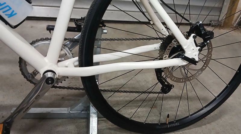 Gravel/trekingové kolo - stavba na MTB26 rámu