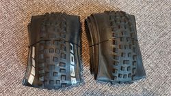 Dva pláště Schwalbe Nobby Nic, 27,5 x 2,8", Addix Performance, DD RaceGuard, kevlar